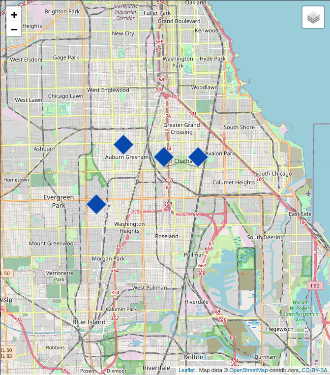 geo map markers