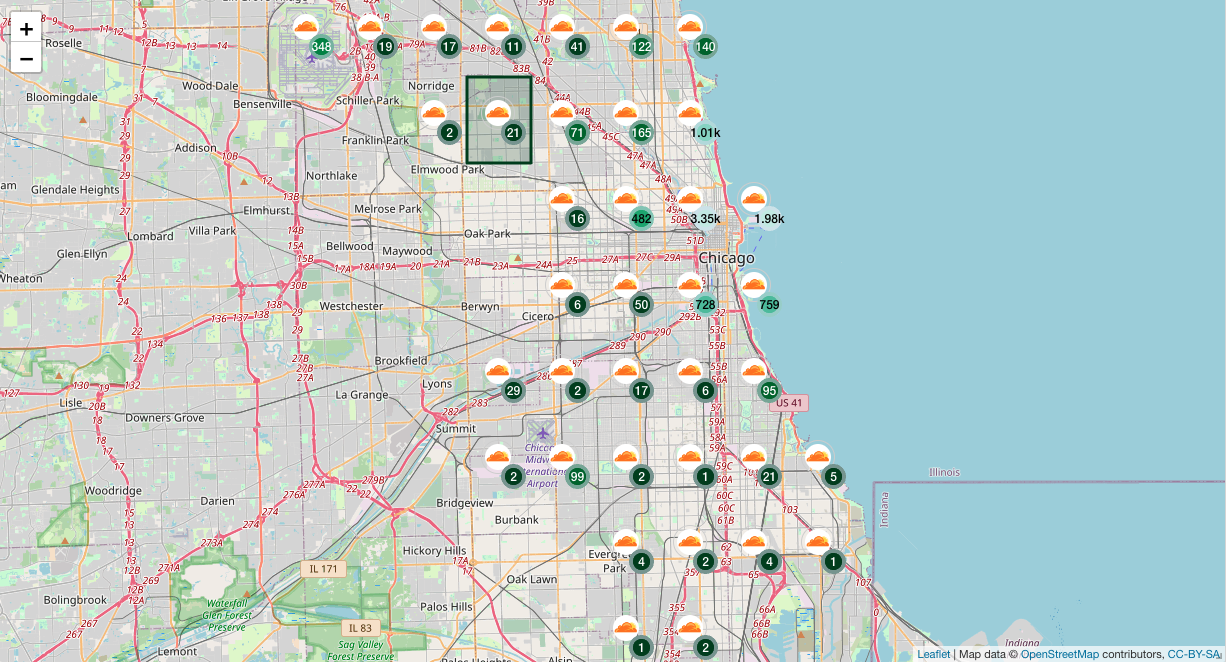 geo map marker icons html