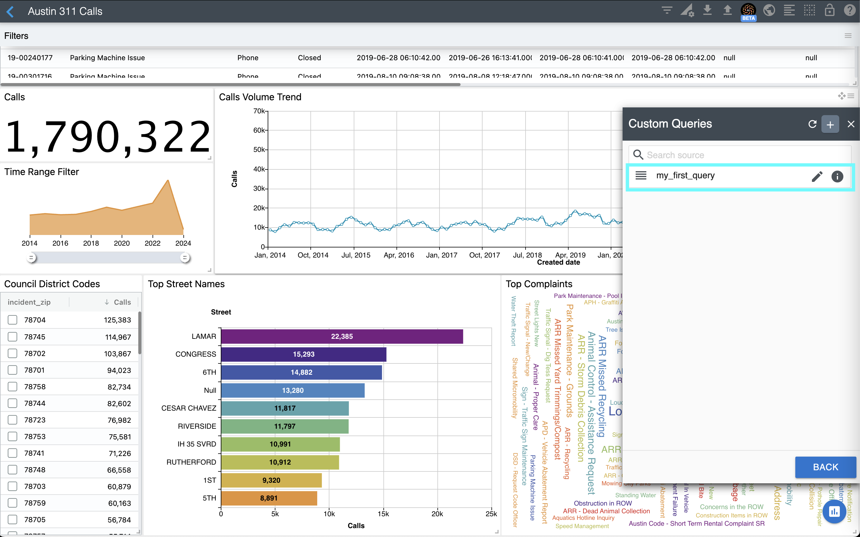 new query created